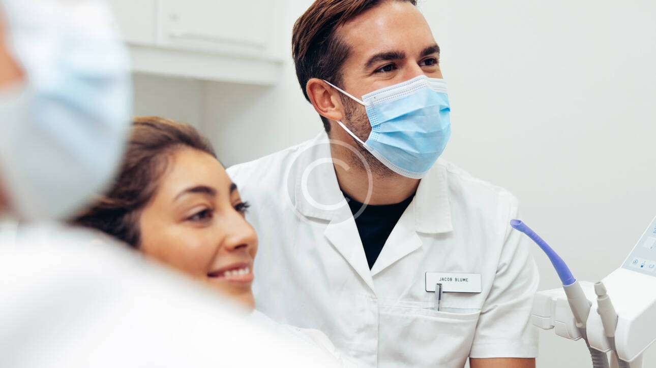 Pristine Smiles dental portfolio case showing full smile transformation
