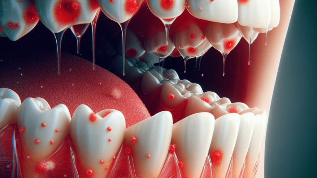 Gingivitis Gum Disease Illustration