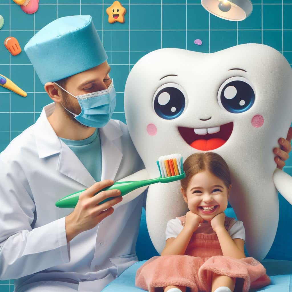 Paediatric Dentistry in Mumbai, a child seen happy at the dentist clinic